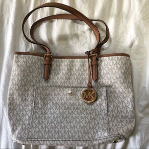 MICHAEL Michael Kors white tote